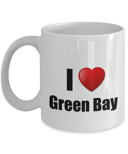 Load image into Gallery viewer, Green Bay Mug I Love City Lover Pride Funny Gift Idea for Novelty Gag Coffee Tea Cup-Coffee Mug