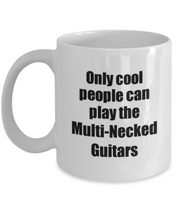 Multi-Necked Guitars Player Mug Musician Funny Gift Idea Gag Coffee Tea Cup-Coffee Mug