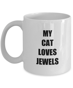 Jewel Cat Mug Funny Gift Idea for Novelty Gag Coffee Tea Cup-[style]