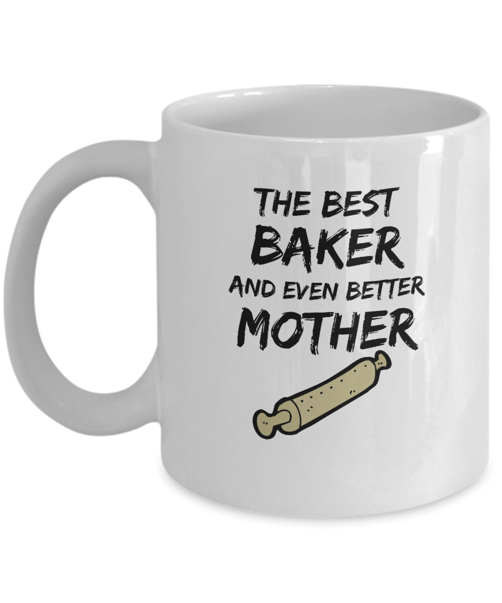 Funny Baker Mom Mug Best Mother Funny Gift Coffee Cup-Coffee Mug