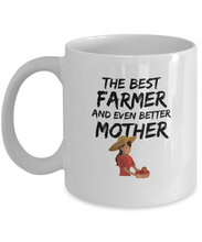 Load image into Gallery viewer, Farmer Mom Gift Best Mother Funny Mug for Mama Novelty Gag Coffee Tea Cup-Coffee Mug