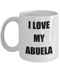 I Love My Abuela Mug Funny Gift Idea Novelty Gag Coffee Tea Cup-Coffee Mug