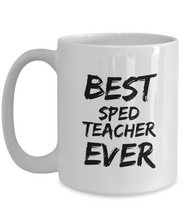 Load image into Gallery viewer, Sped Teacher Mug Best Ever Funny Gift Idea for Novelty Gag Coffee Tea Cup-[style]