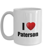 Load image into Gallery viewer, Paterson Mug I Love City Lover Pride Funny Gift Idea for Novelty Gag Coffee Tea Cup-Coffee Mug