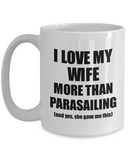 Load image into Gallery viewer, Parasailing Husband Mug Funny Valentine Gift Idea For My Hubby Lover From Wife Coffee Tea Cup-Coffee Mug