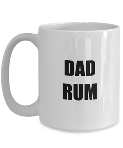 Dad Rum Mug Funny Gift Idea for Novelty Gag Coffee Tea Cup-Coffee Mug