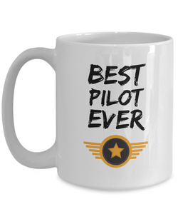 Pilot Mug Best Airline Army Jet Ever Funny Gift for Coworkers Novelty Gag Coffee Tea Cup-Coffee Mug