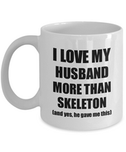Load image into Gallery viewer, Skeleton Wife Mug Funny Valentine Gift Idea For My Spouse Lover From Husband Coffee Tea Cup-Coffee Mug