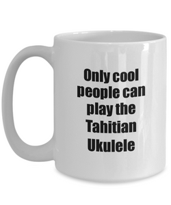 Tahitian Ukulele Player Mug Musician Funny Gift Idea Gag Coffee Tea Cup-Coffee Mug