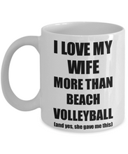 Load image into Gallery viewer, Beach Volleyball Husband Mug Funny Valentine Gift Idea For My Hubby Lover From Wife Coffee Tea Cup-Coffee Mug