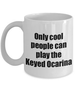 Keyed Ocarina Player Mug Musician Funny Gift Idea Gag Coffee Tea Cup-Coffee Mug