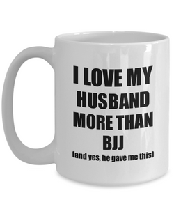 Bjj Wife Mug Funny Valentine Gift Idea For My Spouse Lover From Husband Coffee Tea Cup-Coffee Mug
