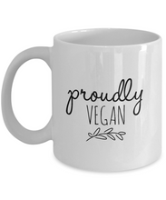 Load image into Gallery viewer, Proudly Vegan Mug-Coffee Mug