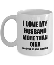 Load image into Gallery viewer, Oina Wife Mug Funny Valentine Gift Idea For My Spouse Lover From Husband Coffee Tea Cup-Coffee Mug