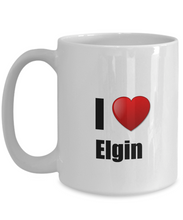 Load image into Gallery viewer, Elgin Mug I Love City Lover Pride Funny Gift Idea for Novelty Gag Coffee Tea Cup-Coffee Mug