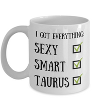 Load image into Gallery viewer, Taurus Astrology Mug Astrological Sign Sexy Smart Funny Gift for Humor Novelty Ceramic Tea Cup-Coffee Mug