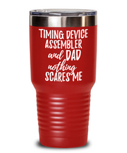 Load image into Gallery viewer, Funny Timing Device Assembler Dad Tumbler Gift Idea for Father Gag Joke Nothing Scares Me Coffee Tea Insulated Cup With Lid-Tumbler