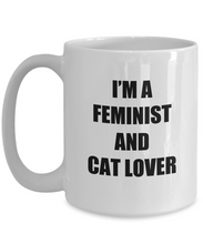 Load image into Gallery viewer, Cat Feminist Mug Funny Gift Idea for Novelty Gag Coffee Tea Cup-[style]