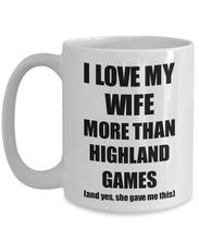 Load image into Gallery viewer, Highland Games Husband Mug Funny Valentine Gift Idea For My Hubby Lover From Wife Coffee Tea Cup-Coffee Mug
