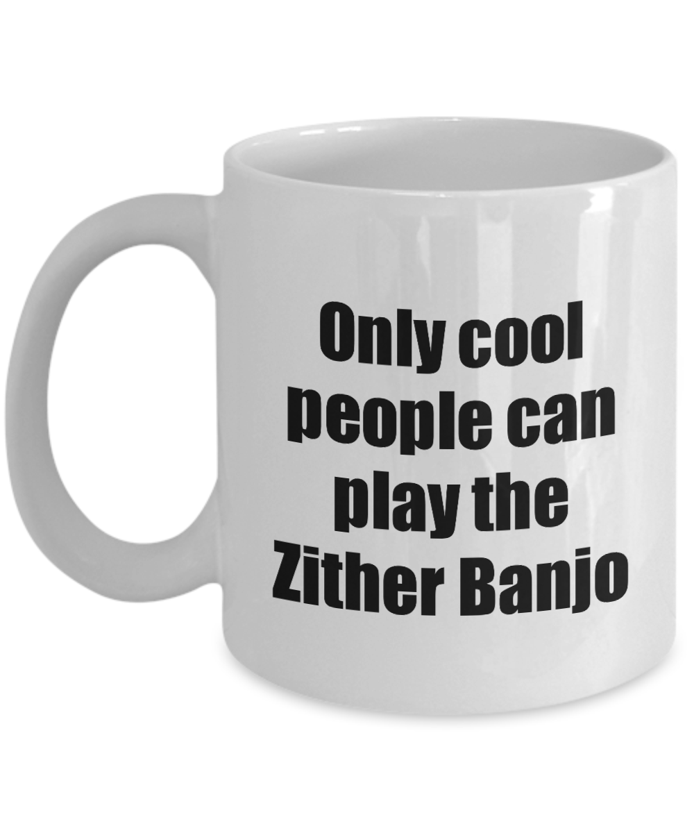 Zither Banjo Player Mug Musician Funny Gift Idea Gag Coffee Tea Cup-Coffee Mug