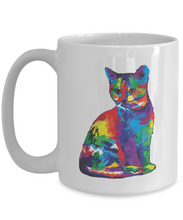 Load image into Gallery viewer, 3d Lightning Cat Rainbow Mug Funny Gift Idea for Novelty Gag Coffee Tea Cup-[style]