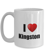 Load image into Gallery viewer, Kingston Mug I Love City Lover Pride Funny Gift Idea for Novelty Gag Coffee Tea Cup-Coffee Mug