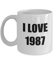 Load image into Gallery viewer, I Love 1987 Mugs Funny Gift Idea Novelty Gag Coffee Tea Cup-Coffee Mug