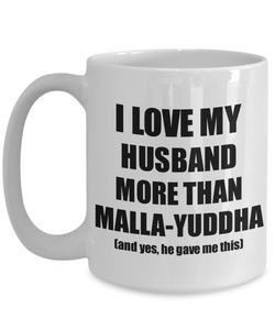 Malla-Yuddha Wife Mug Funny Valentine Gift Idea For My Spouse Lover From Husband Coffee Tea Cup-Coffee Mug