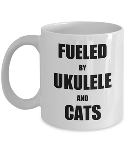 Cat Ukulele Mug Funny Gift Idea for Novelty Gag Coffee Tea Cup-[style]