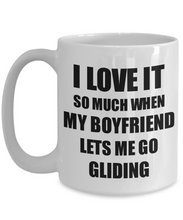 Load image into Gallery viewer, Gliding Mug Funny Gift Idea For Girlfriend I Love It When My Boyfriend Lets Me Novelty Gag Sport Lover Joke Coffee Tea Cup-Coffee Mug