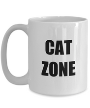 Load image into Gallery viewer, Cat Zone Tee Mug Funny Gift Idea for Novelty Gag Coffee Tea Cup-Coffee Mug
