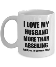 Load image into Gallery viewer, Abseiling Boyfriend Mug Funny Valentine Gift Idea For My Bf Lover From Girlfriend Coffee Tea Cup-Coffee Mug