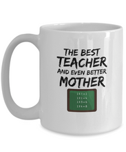 Load image into Gallery viewer, Funny Teacher Mom Mug Best Mother Coffee Cup-Coffee Mug