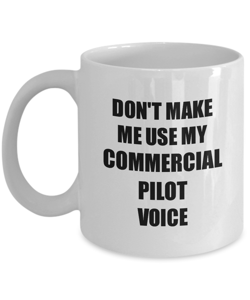Commercial Pilot Mug Coworker Gift Idea Funny Gag For Job Coffee Tea Cup-Coffee Mug