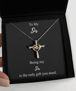 Being My Sir Necklace Funny Present Idea Is The Only Gift You Need Sarcastic Joke Pendant Gag Sterling Silver Chain With Box-Precious Jewelry